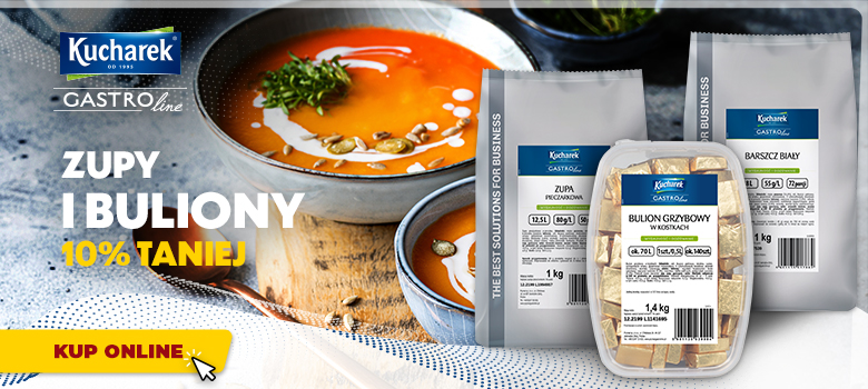 Promocja na zupy i buliony w dużych opakowaniach. Kup online