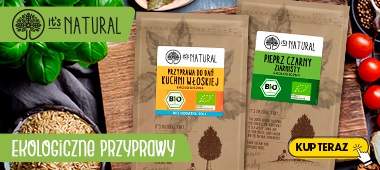 Kliknij jeśli chcesz kupić przyprawy marki It's Natural