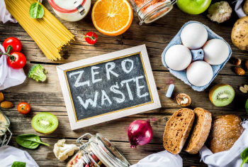 Zero waste. Obrazek podglądowy z różnymi składnikami. 