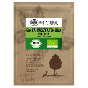 Gałka muszkatołowa mielona ekologiczna It's Natural 10 g