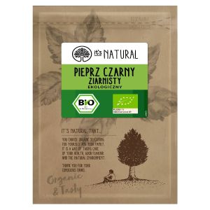 Pieprz czarny ziarnisty ekologiczny It's Natural 20 g