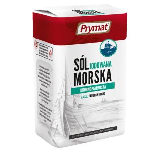 Sól morska jodowana drobnoziarnista Prymat 1 kg