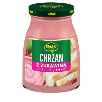 Chrzan z żurawiną 175 g Smak