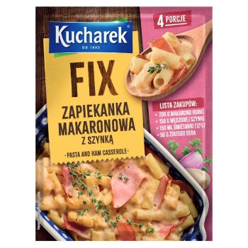 FIX Zapiekanka makaronowa z szynką Kucharek 35 g 