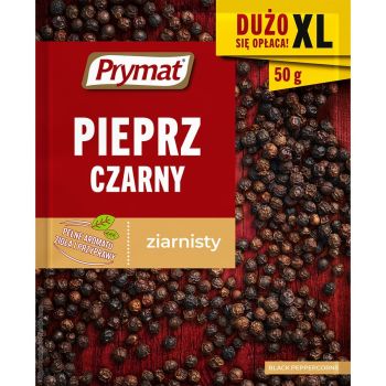 Pieprz czarny ziarnisty Prymat XL 50 g