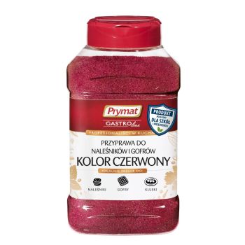 Przyprawa do naleśników i gofrów – Kolor czerwony Prymat GastroLine 450 g (linia szkoła) 