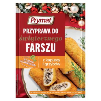 Przyprawa do świątecznego farszu z kapusty i grzybów Prymat 20 g 