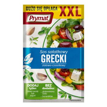 Sos sałatkowy grecki ziołowo-czosnkowy XXL Prymat 27 g