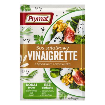 Sos sałatkowy vinaigrette z błonnikiem i czarnuszką Prymat 9 g