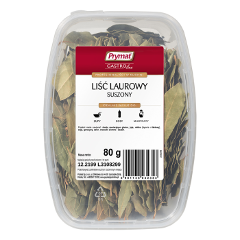 Liść laurowy suszony Prymat GastroLine 80 g