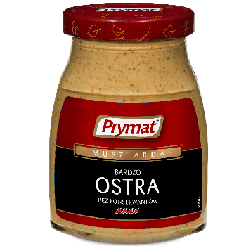Musztarda bardzo ostra Prymat 180 g
