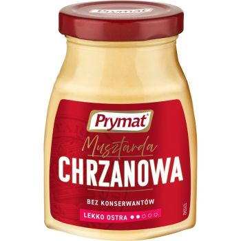 Musztarda chrzanowa lekko ostra Prymat 185 g  