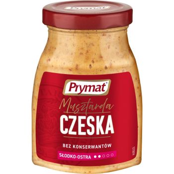 Musztarda czeska słodko-ostra Prymat 180 g