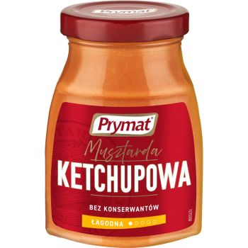 Musztarda ketchupowa łagodna Prymat 185 g 