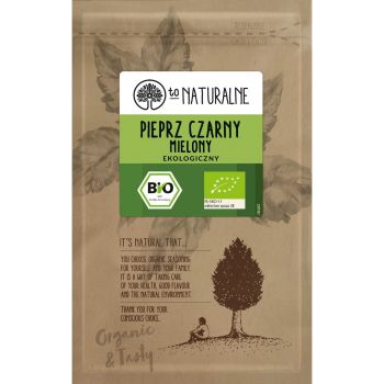 Pieprz czarny mielony ekologiczny To Naturalne 20 g