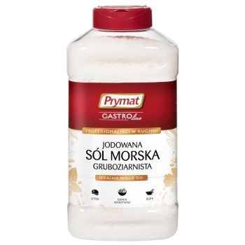 Sól morska jodowana gruboziarnista Prymat GastroLine 1,8 kg