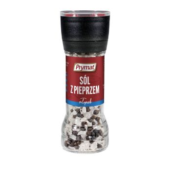 Sól morska z pieprzem Prymat w młynku 80 g