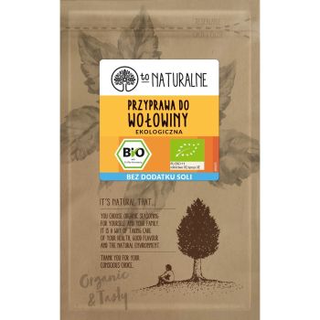 Przyprawa do wołowiny ekologiczna To Naturalne 20 g