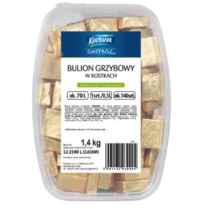 Bulion grzybowy w kostkach Kucharek GastroLine 1,4 kg