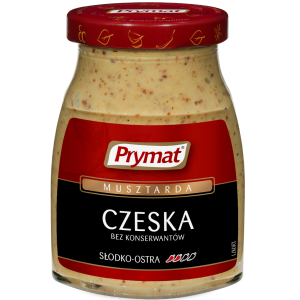 Musztarda czeska słodko-ostra Prymat 180 g