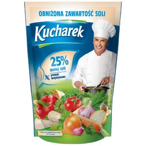 Przyprawa do potraw 25% mniej soli Kucharek 150 g