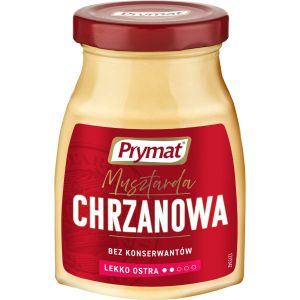 Musztarda chrzanowa lekko ostra Prymat 185 g  