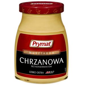 Musztarda chrzanowa lekko ostra Prymat 185 g