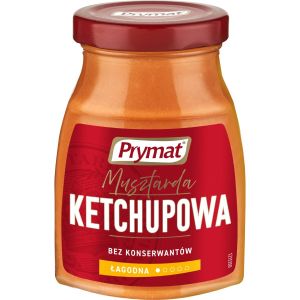 Musztarda ketchupowa łagodna Prymat 185 g 