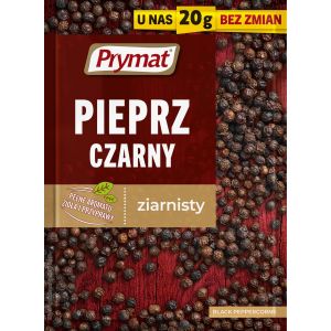 Pieprz czarny ziarnisty Prymat 20 g