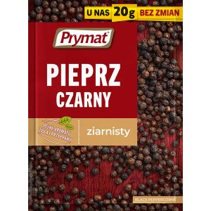 Pieprz czarny ziarnisty Prymat 20 g