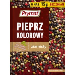 Pieprz kolorowy ziarnisty Prymat 15 g