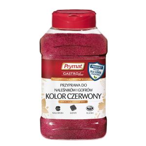 Przyprawa do naleśnik&oacute;w i gofr&oacute;w &ndash; Kolor czerwony Prymat GastroLine 450 g (linia szkoła) 