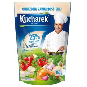 Przyprawa do potraw 25% mniej soli Kucharek 150 g