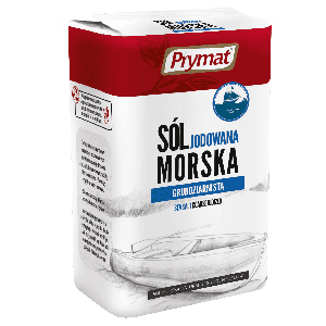 Sól morska jodowana gruboziarnista Prymat 900 g