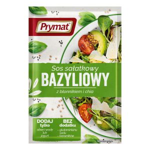 Sos sałatkowy bazyliowy z błonnikiem i chia Prymat 9 g