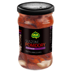 Suszone pomidory z czosnkiem Smak 300 g