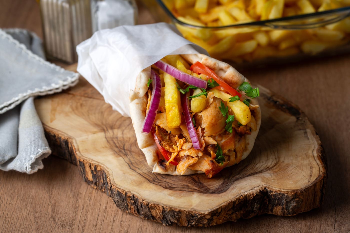 Gyros grecki zdjęcie podglądowe.