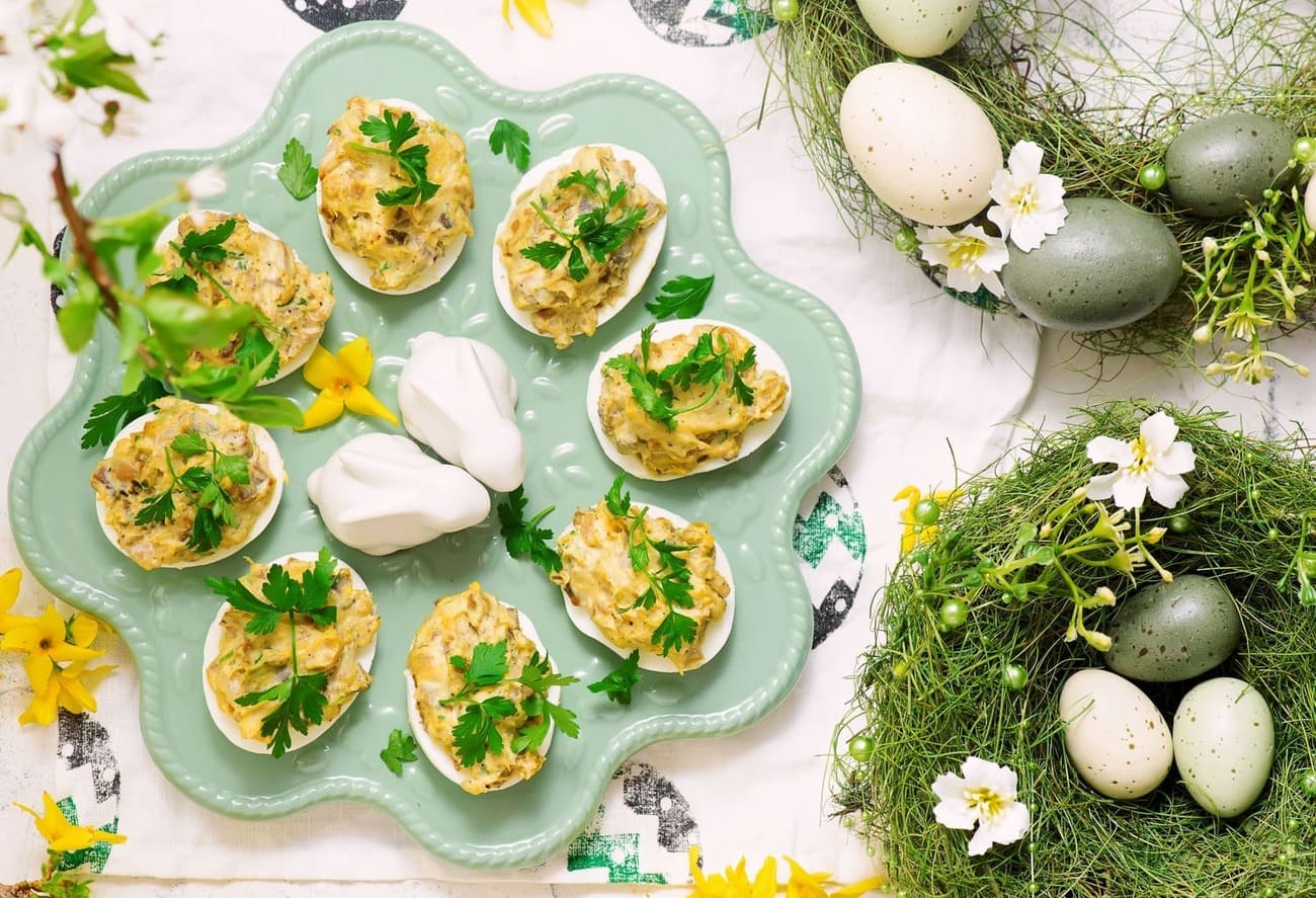 Przystawki na Wielkanoc. Zdjęcie podglądowe.