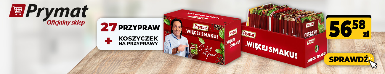27 przypraw + koszyczek na przyprawy. Cena: 56,58 zł