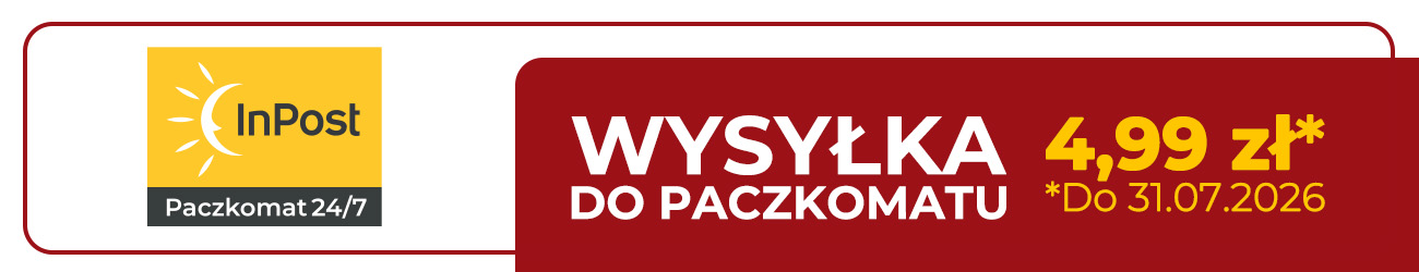 Wysyłka do Paczkomatów InPost za 4,99 cały lipiec!