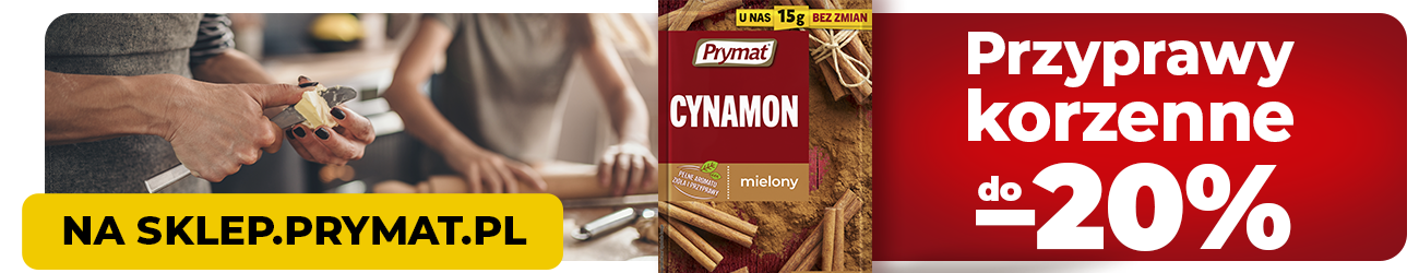 Przyprawy korzenne Prymat 20% taniej na sklep.prymat.pl. Kup online.