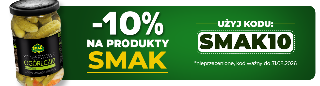 -10% z kodem: SMAK10 do końca sierpnia na sklep.prymat.pl. Tylko produkty nieprzecenione.