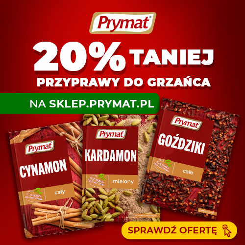 Przyprawy do grzańców 20% taniej na sklep.prymat.pl. Kup online.