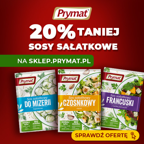 Sosy sałatkowe 20% taniej na sklep.prymat.pl. Kup online.