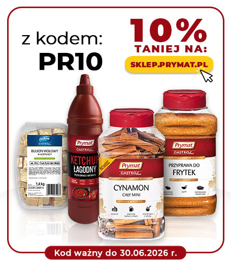 Z kodem PR10 10% taniej produkty nieprzecenione do 30.04.2026.