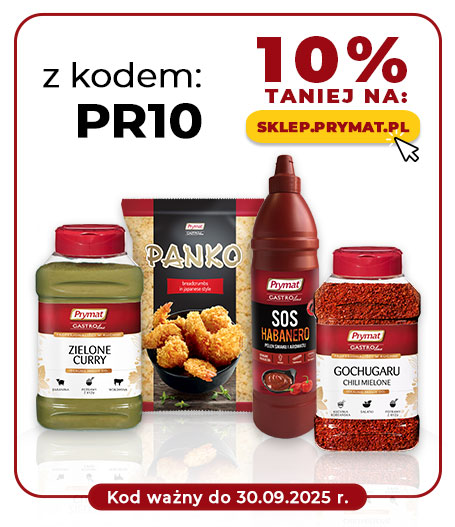 Z kodem PR10 10% taniej produkty nieprzecenione do 30.09.2025