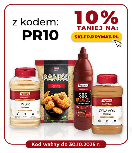 Z kodem PR10 10% taniej produkty nieprzecenione do 30.10.2025