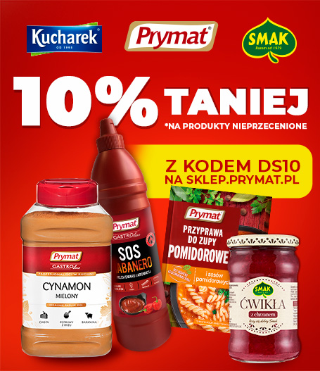 Z Kodem DS10 10% taniej wybrane produkty nieprzecenione na sklep.prymat.pl