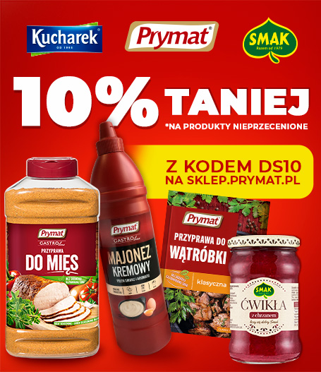 Z Kodem DS10 10% taniej wybrane produkty nieprzecenione na sklep.prymat.pl