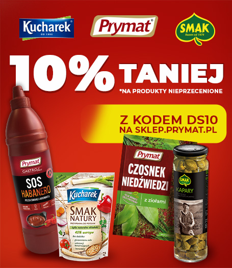 Z Kodem DS10 10% taniej wybrane produkty nieprzecenione na sklep.prymat.pl